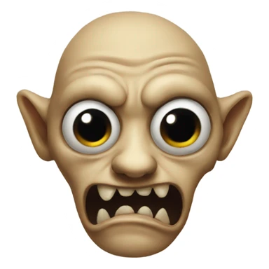 Grotesque creature sticker