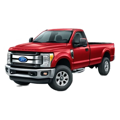 ford f250 red sticker