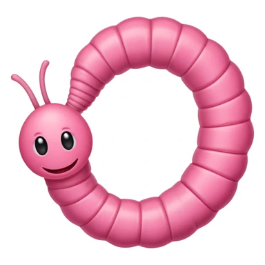 Worm sticker
