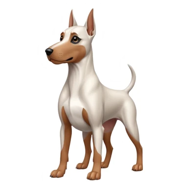 white doberman Y3 sticker