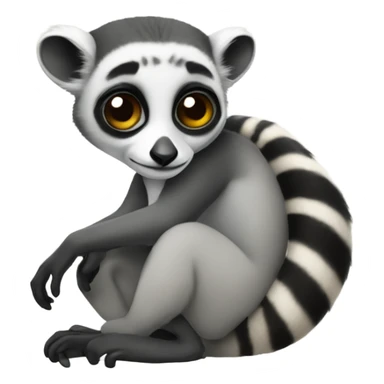 a lemur  sticker