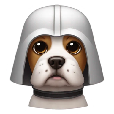 Darth doggie sticker