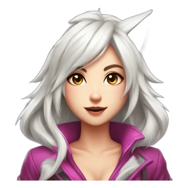 ahri league of legends sticker