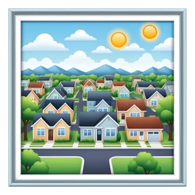 Suburban neighborhood  sticker