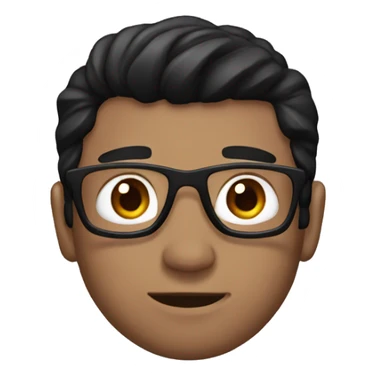 man with bat wings and black hair sticker