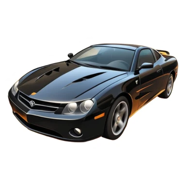 An icon showing an action-packed scene with a character driving a fast car through a bustling city, inspired by GTA 4. The design features dynamic movement, with explosions and chaos in the background, symbolizing high-speed chases and intense action. Transparent background. sticker