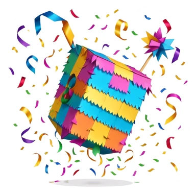 Exploding pinata  sticker