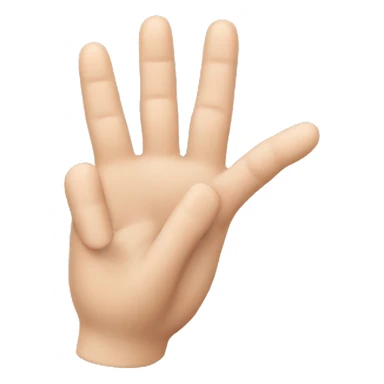 fingers beech F for the deaf sticker