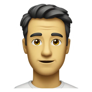 A Yellow block with 2 black vertical lines  sticker