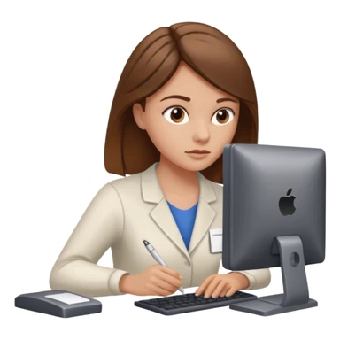 a white woman passes test on computer sticker