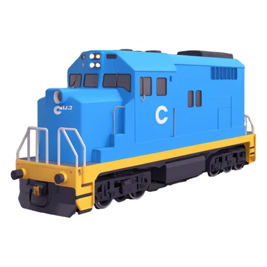 Conrail electric boxy locomotive sticker