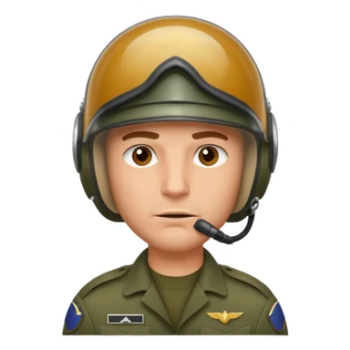 a brutal white male military pilot in an aviation helmet on face and a modern uniform. maximum quality sticker