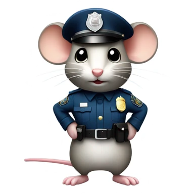 Police Mouse sticker