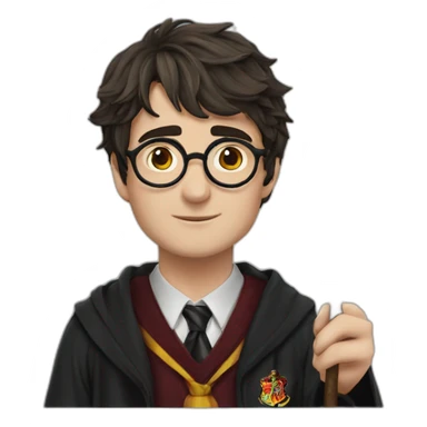 Harry Potter with a chicha sticker