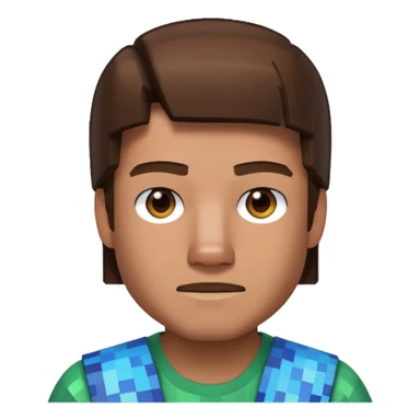 Steve from Minecraft sticker