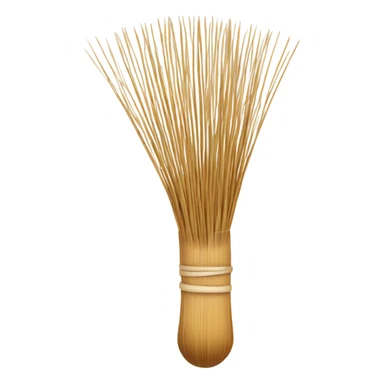 whisker for whisking in bamboo material sticker