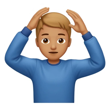 a person dabbing  sticker