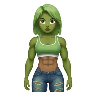 hulk de mulher maravilh sticker