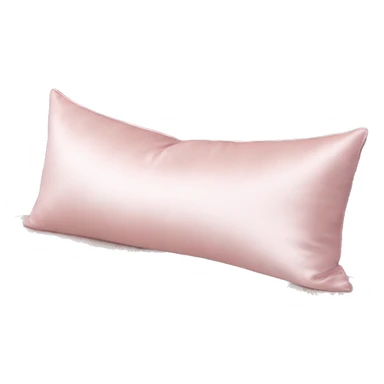 Light pink silk long pillow sticker