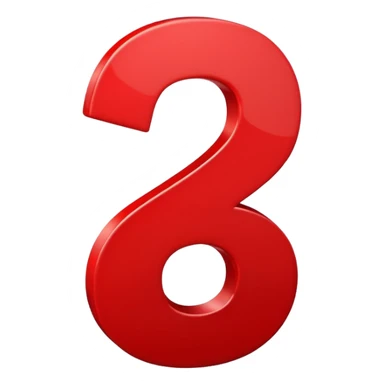 A 3D cartoon plus and percentage sign in red, glossy finish, Memoji-style realism. sticker