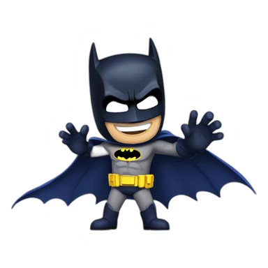 batman give joker high five sticker