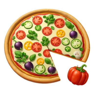 veggie pizza sticker