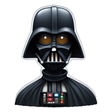 Darth Vader’s seriously dusty disturbing disgusting ghostly haunted horror dream mansion  sticker