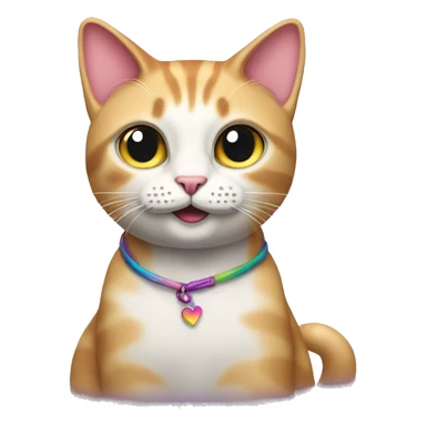 the gayest lgbtqia+ progressive anti-racist cat sticker