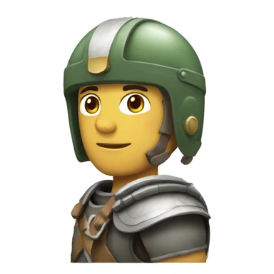 Spartano con casco sticker