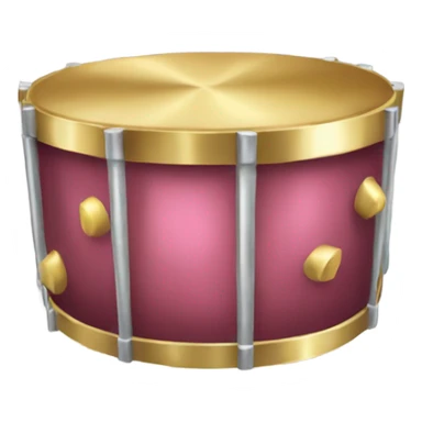 Kirby golden sideways drum sticker