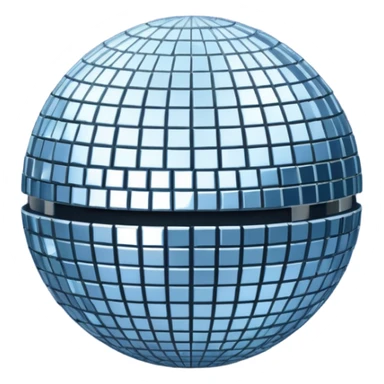 Disco ball sticker
