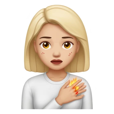 mulher com dor no corpo todo sticker