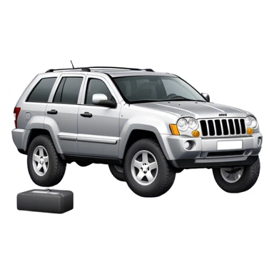 Silver 2006 jeep grand Cherokee  sticker
