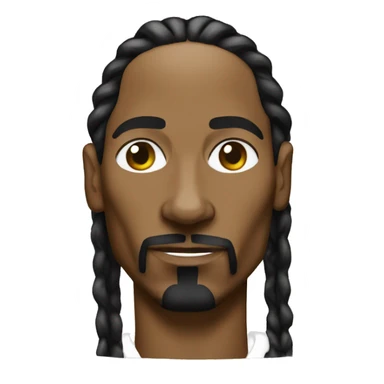 snoop dogg with cornrows sticker