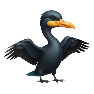 Cormorant sticker