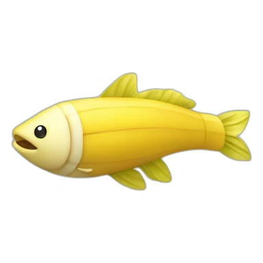 Un banane sur un poisson sticker