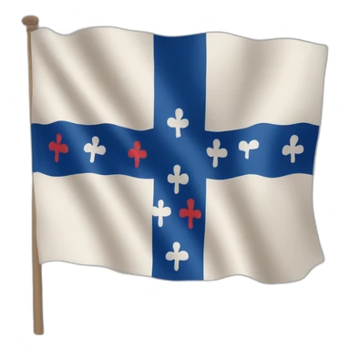 Drapeau français avec la croix de Lorraine sticker
