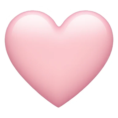 pastel pink heart sticker