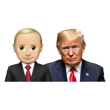 Putin with trump sticker