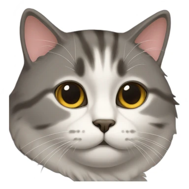 Cat sleppy sticker