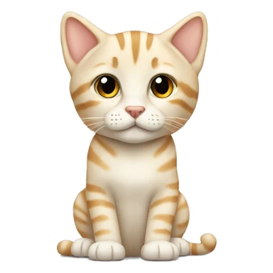 Light Cream tabby sticker