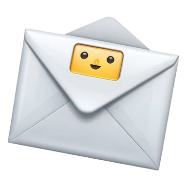 an envelop with a timer on it (to represent a programmed message) sticker