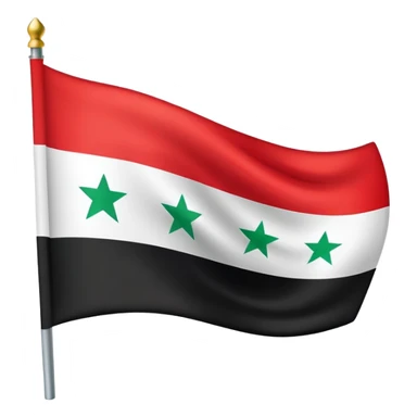 Independence Syrian flag sticker