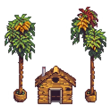 mango wood house from barrio with mango tree sticker