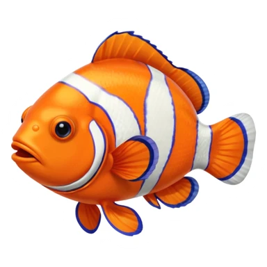Tie Dye Clownfish sticker