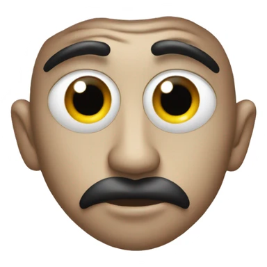 a moco with an eye on it  sticker