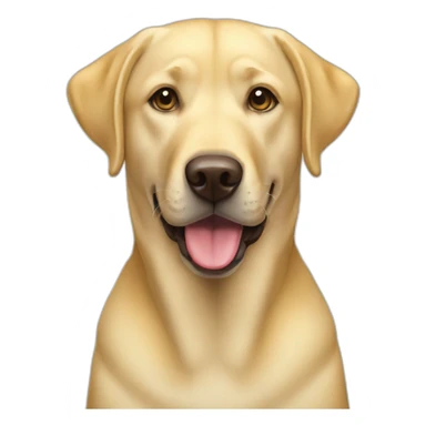 yellow lab baring teet sticker