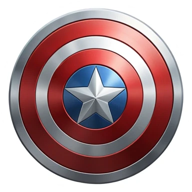 Captain america shield sticker