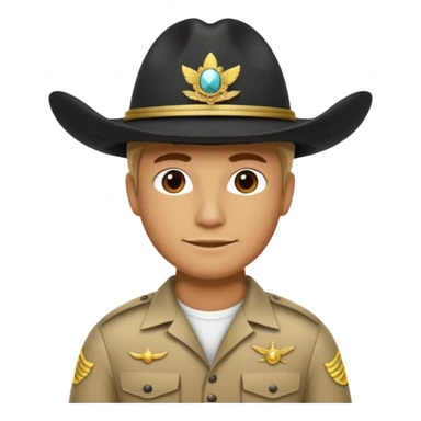 A navy seal with a sombrero sticker