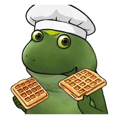 Waffle cut fry sticker